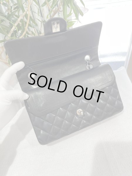 画像5: 【美品】CHANEL シャネル A01112 マトラッセ 25 チェーンショルダー ラムスキン ブラック シルバー金具 Wフラップ 11番台 中古 ハンドバッグ ショルダーバッグ ダブルフラップ レディース 女性用 黒 ブランド レザー カーフ 希少 レア プレゼント ギフト バック (5)
