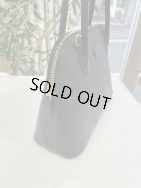画像6: 【新品同様品】HERMES エルメス ボリード 27 ヴォーエプソン ブラック ゴールド金具 Z刻印 中古 ハンドバッグ ショルダーバッグ 2WAYバッグ レディース 女性用 本革 レザー 黒 カーフ ブランド 希少 レア プレゼント ギフト バック (6)