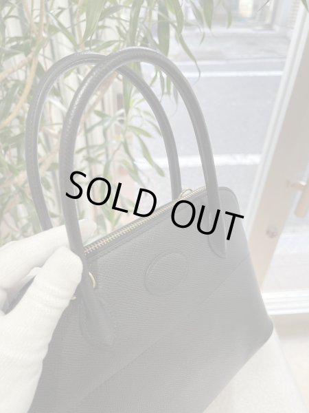 画像7: 【新品同様品】HERMES エルメス ボリード 27 ヴォーエプソン ブラック ゴールド金具 Z刻印 中古 ハンドバッグ ショルダーバッグ 2WAYバッグ レディース 女性用 本革 レザー 黒 カーフ ブランド 希少 レア プレゼント ギフト バック (7)