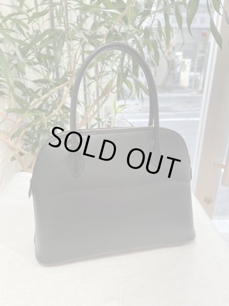 画像3: 【新品同様品】HERMES エルメス ボリード 27 ヴォーエプソン ブラック ゴールド金具 Z刻印 中古 ハンドバッグ ショルダーバッグ 2WAYバッグ レディース 女性用 本革 レザー 黒 カーフ ブランド 希少 レア プレゼント ギフト バック (3)