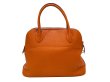 画像3: 【美品】HERMES エルメス ボリード 31 トリヨンクレマンス オレンジ シルバー金具 R刻印□ 中古 ハンドバッグ ショルダーバッグ 2WAYバッグ レディース 女性用 本革 レザー カーフ ブランド 希少 レア プレゼント ギフト バック (3)