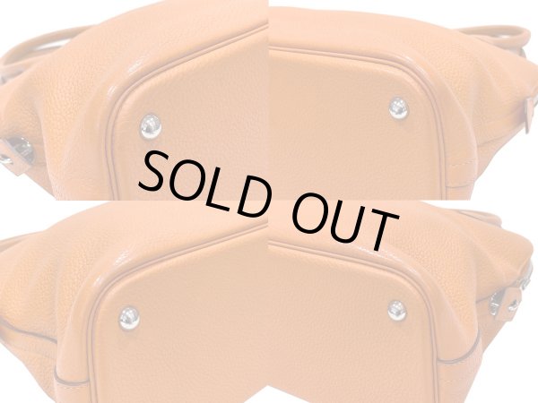画像12: 【美品】HERMES エルメス ボリード 31 トリヨンクレマンス オレンジ シルバー金具 R刻印□ 中古 ハンドバッグ ショルダーバッグ 2WAYバッグ レディース 女性用 本革 レザー カーフ ブランド 希少 レア プレゼント ギフト バック (12)