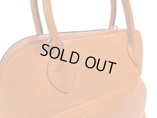 画像9: 【美品】HERMES エルメス ボリード 31 トリヨンクレマンス オレンジ シルバー金具 R刻印□ 中古 ハンドバッグ ショルダーバッグ 2WAYバッグ レディース 女性用 本革 レザー カーフ ブランド 希少 レア プレゼント ギフト バック (9)