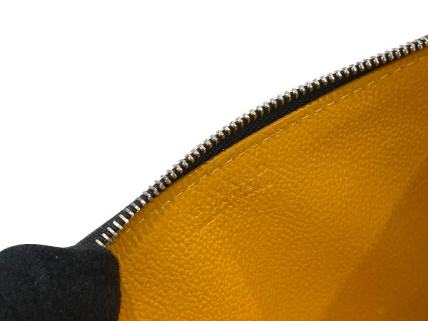画像7: 【新品同様品】Goyard ゴヤール インサート ルイーズ カードケース ヘリンボーン PVCコーティングキャンバス×レザー ブラック シルバー金具 中古 長財布 コインケース パスケース 名刺入れ レディース 女性用 ブランド 本革 レザー 黒 希少 レア プレゼント ギフト (7)