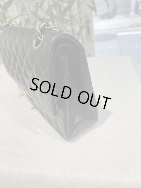 画像5: 【美品】CHANEL シャネルA01112 マトラッセ 25 チェーンショルダー ラムスキン ブラック ゴールド金具 Wフラップ 16番台 中古 ハンドバッグ ショルダーバッグ ダブルフラップ レディース 女性用 黒 ブランド レザー カーフ 希少 レア プレゼント ギフト バック (5)