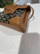 画像10: 【新品同様品】Goyard ゴヤール サイゴン ミニ 2WAY ハンドバッグ ヘリンボーン PVCコーティングキャンバス×レザー ブラック×ブラウン シルバー金具 中古 ハンドバッグ ショルダーバッグ 2WAYバッグ レディース 女性用 ブランド 黒 希少 レア プレゼント バック (10)