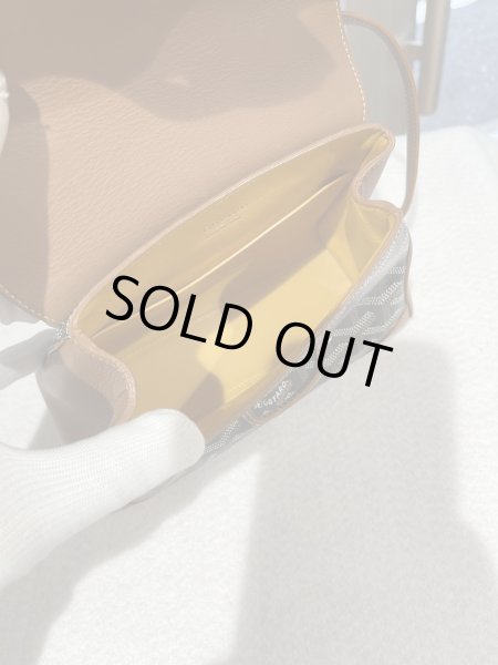 画像8: 【新品同様品】Goyard ゴヤール サイゴン ミニ 2WAY ハンドバッグ ヘリンボーン PVCコーティングキャンバス×レザー ブラック×ブラウン シルバー金具 中古 ハンドバッグ ショルダーバッグ 2WAYバッグ レディース 女性用 ブランド 黒 希少 レア プレゼント バック (8)