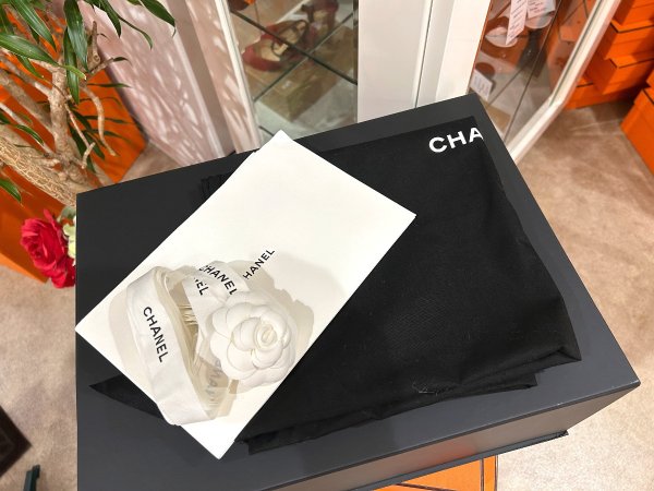 画像10: 【極美品】CHANEL シャネル AS3260 CHANEL 22 スモール ハンドバッグ シャイニーカーフスキン グレー マットシルバー金具 ランダムプレート 中古 ショルダーバッグ 2WAYバッグ レディース 女性用 ブランド 本革 レザー 希少 レア プレゼント ギフト バック (10)