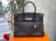 画像1: 【美品】HERMES エルメス バーキン 30 トゴ ブラック シルバー金具 N刻印□ 中古 ハンドバッグ トートバッグ レディース 女性用 ブランド 黒 本革 レザー カーフ トリヨン 希少 レア プレゼント ギフト バック (1)