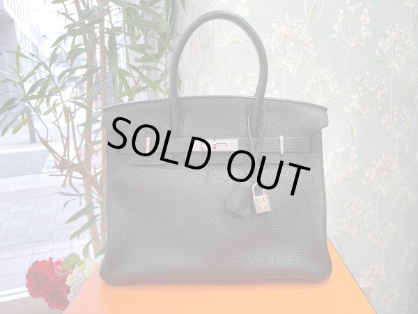 画像1: 【美品】HERMES エルメス バーキン 30 トゴ ブラック シルバー金具 N刻印□ 中古 ハンドバッグ トートバッグ レディース 女性用 ブランド 黒 本革 レザー カーフ トリヨン 希少 レア プレゼント ギフト バック (1)