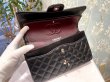 画像7: 【美品】CHANEL シャネル A01112 マトラッセ 25 チェーンショルダー ラムスキン ブラック シルバー金具 Wフラップ 16番台 中古 ハンドバッグ ショルダーバッグ ダブルフラップ レディース 女性用 黒 ブランド レザー カーフ 希少 レア プレゼント ギフト バック (7)