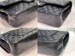 画像9: 【美品】CHANEL シャネル A01112 マトラッセ 25 チェーンショルダー ラムスキン ブラック シルバー金具 Wフラップ 16番台 中古 ハンドバッグ ショルダーバッグ ダブルフラップ レディース 女性用 黒 ブランド レザー カーフ 希少 レア プレゼント ギフト バック (9)
