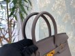 画像7: 【新品同様品】HERMES エルメス バーキン 30 トゴ エタン ゴールド金具 A刻印 グレー 中古 ハンドバッグ トートバッグ レディース 女性用 ブランド 本革 レザー カーフ トリヨン 希少 レア プレゼント ギフト バック (7)