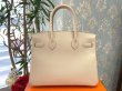 画像2: 【新品同様品】HERMES エルメス バーキン 30 ヴォーエプソン クレ シルバー金具 U刻印 ベージュ 中古 ハンドバッグ トートバッグ レディース 女性用 ブランド オフホワイト アイボリー 本革 レザー カーフ 希少 レア プレゼント ギフト バック (2)