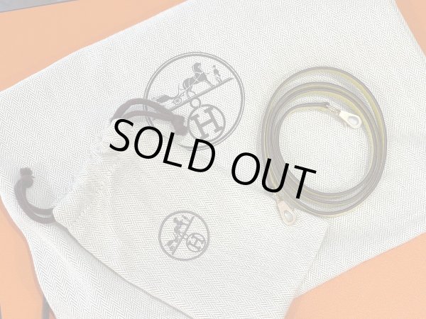 画像9: 【新品】【未使用品】HERMES エルメス ミニケリー 2 パーソナルオーダー シェブルミゾル クレ×ライム シャンパンゴールド金具 W刻印 シェーブル ハンドバッグ ショルダーバッグ 2WAYバッグ レディース 女性用 本革 レザー カーフ ブランド 希少 レア ギフト バック (9)