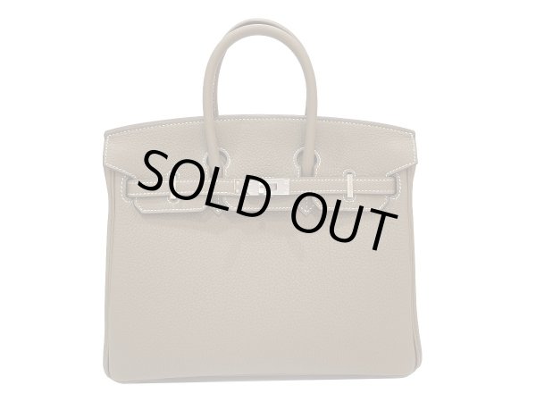 画像1: 【新品】【未使用品】HERMES エルメス バーキン 25 トゴ エトゥープ シルバー金具 K刻印 グレー ハンドバッグ トートバッグ レディース 女性用 本革 レザー カーフ ブランド 希少 レア プレゼント ギフト バック (1)