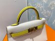 画像7: 【新品】【未使用品】HERMES エルメス ミニケリー 2 パーソナルオーダー シェブルミゾル クレ×ライム シャンパンゴールド金具 W刻印 シェーブル ハンドバッグ ショルダーバッグ 2WAYバッグ レディース 女性用 本革 レザー カーフ ブランド 希少 レア ギフト バック (7)