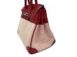 画像5: 【極美品】HERMES エルメス バーキン 30 トリヨンクレマンス×トワルアッシュ ルージュヴィフ シルバー金具 H刻□ レッド 中古 ハンドバッグ トートバッグ レディース 女性用 ブランド 赤 本革 レザー カーフ トゴ 希少 レア プレゼント ギフト バック (5)