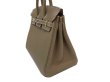 画像5: 【新品】【未使用品】HERMES エルメス バーキン 25 トゴ エトゥープ シルバー金具 K刻印 グレー ハンドバッグ トートバッグ レディース 女性用 本革 レザー カーフ ブランド 希少 レア プレゼント ギフト バック (5)