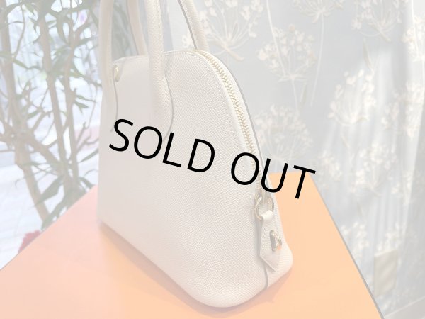 画像5: 【新品同様品】HERMES エルメス ボリード 1923 25 ヴォーエプソン ナタ ゴールド金具 U刻印 ハンドバッグ ショルダーバッグ 2WAYバッグ レディース 女性用 本革 レザー カーフ ベージュ オフホワイト ブランド 希少 レア プレゼント ギフト バック (5)