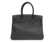 画像2: 【極美品】HERMES エルメス バーキン 30 トゴ ブラック ゴールド金具 R刻□ 中古 ハンドバッグ トートバッグ レディース 女性用 ブランド 黒 本革 レザー カーフ トリヨン 希少 レア プレゼント ギフト バック (2)