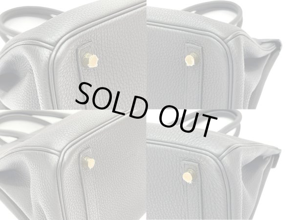 画像9: 【新品同様品】HERMES エルメス バーキン 30 トゴ ブラック ゴールド金具 D刻印 中古 ハンドバッグ トートバッグ レディース 女性用 ブランド 黒 本革 レザー カーフ トリヨン 希少 レア プレゼント ギフト バック (9)