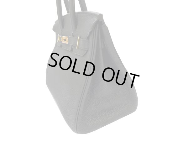 画像7: 【新品同様品】HERMES エルメス バーキン 30 トゴ ブラック ゴールド金具 D刻印 中古 ハンドバッグ トートバッグ レディース 女性用 ブランド 黒 本革 レザー カーフ トリヨン 希少 レア プレゼント ギフト バック (7)