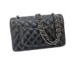画像2: 【極美品】CHANEL シャネル A01113 マトラッセ 23 チェーンショルダー キャビアスキン ブラック シルバー金具 Wフラップ 30番台 中古 ハンドバッグ ショルダーバッグ ダブルフラップ レディース 女性用 黒 ブランド レザー カーフ 希少 レア プレゼント ギフト バック (2)