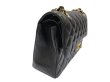 画像6: 【新品同様品】CHANEL シャネル A01113 マトラッセ 23 チェーンショルダー ラムスキン ブラック ゴールド金具 Wフラップ 26番台 中古 ハンドバッグ ショルダーバッグ ダブルフラップ レディース 女性用 黒 ブランド レザー カーフ 希少 レア プレゼント ギフト バック (6)