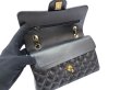 画像7: 【新品同様品】CHANEL シャネル A01113 マトラッセ 23 チェーンショルダー ラムスキン ブラック ゴールド金具 Wフラップ 26番台 中古 ハンドバッグ ショルダーバッグ ダブルフラップ レディース 女性用 黒 ブランド レザー カーフ 希少 レア プレゼント ギフト バック (7)