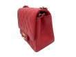 画像5: 【新品同様品】CHANEL シャネル A01115 ミニ マトラッセ チェーンショルダー キャビアスキン ピンク ゴールド金具 23番台 中古 ハンドバッグ ショルダーバッグ シングルフラップ レディース 女性用 ブランド レッド レザー カーフ プレゼント ギフト バック (5)