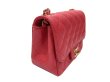 画像6: 【新品同様品】CHANEL シャネル A01115 ミニ マトラッセ チェーンショルダー キャビアスキン ピンク ゴールド金具 23番台 中古 ハンドバッグ ショルダーバッグ シングルフラップ レディース 女性用 ブランド レッド レザー カーフ プレゼント ギフト バック (6)