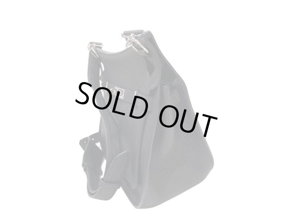 画像5: 【新品同様品】HERMES エルメス ジプシエール28 トリヨンクレマンス ブラック シルバー金具 N刻印□ 中古 ショルダーバッグ メッセンジャーバッグ 斜め掛け レディース 女性用 ブランド 本革 レザー カーフ 黒 希少 レア プレゼント ギフト バック (5)