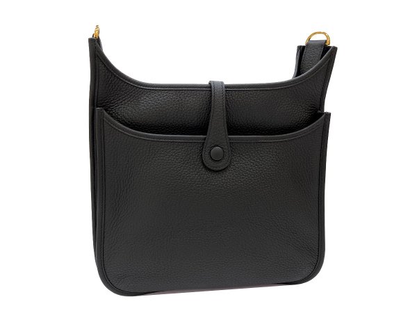 画像3: 【新品】【未使用品】HERMES エルメス エヴリン 3 29 PM ブラック トリヨンクレマンス ゴールド金具 G刻印 エブリン ショルダーバッグ メッセンジャーバッグ 斜め掛け レディース 女性用 本革 レザー 黒 カーフ ブランド 定番 人気 プレゼント ギフト バック (3)