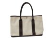 画像3: 【美品】HERMES エルメス ガーデンパーティ 36 PM オプティカルH トワルアッシュ×ブッフル マロン×オレンジ シルバー金具 中古 ハンドバッグ トートバッグ ショルダーバッグ レディース 女性用 本革 レザー ブラウン ブランド 希少 レア プレゼント ギフト バック (3)