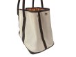 画像5: 【美品】HERMES エルメス ガーデンパーティ 36 PM オプティカルH トワルアッシュ×ブッフル マロン×オレンジ シルバー金具 中古 ハンドバッグ トートバッグ ショルダーバッグ レディース 女性用 本革 レザー ブラウン ブランド 希少 レア プレゼント ギフト バック (5)