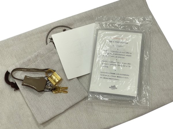 画像11: 【新品同様品】HERMES エルメス バーキン 25 スイフト エトゥープ ゴールド金具 X刻印 中古 ハンドバッグ トートバッグ レディース 女性用 ブランド 本革 レザー カーフ グレー グレージュ 希少 レア プレゼント ギフト バック (11)