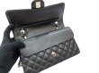 画像7: 【新品同様品】CHANEL シャネル A01112 マトラッセ 25 チェーンショルダー キャビアスキン ブラック シルバー金具 Wフラップ 25番台 中古 ハンドバッグ ショルダーバッグ ダブルフラップ レディース 女性用 黒 ブランド レザー カーフ レア プレゼント ギフト バック (7)